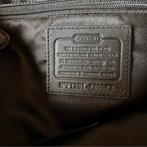 Coach Black Leather women’s large bag